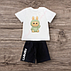 Комплект дитячий футболка і шорти Labubu Лабубу, фото 3