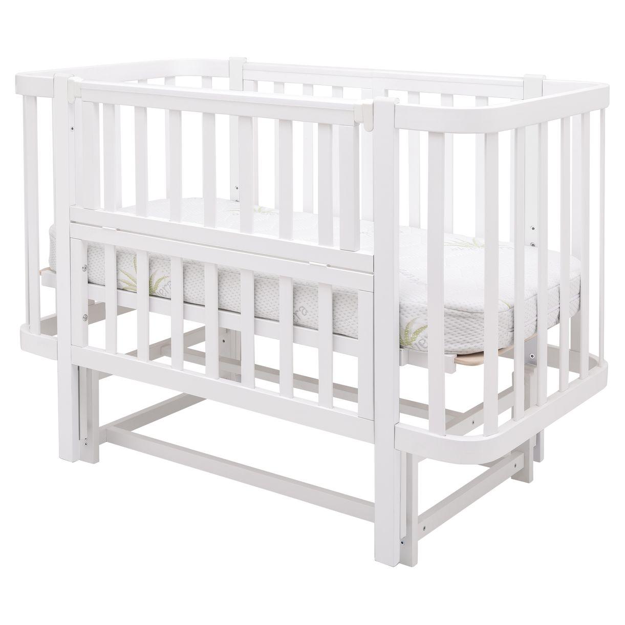 Ліжко Babyroom Місяць LU-2 маятник  білий