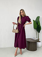 Сукня костюмна тканина міді гудзики - імітація перлин