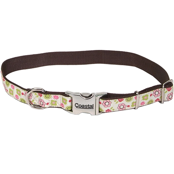 Coastal Pet Attire Ribbon КОСТАЛ РІБОН нашийник для собак, 1.6х30 см Квіти троянд