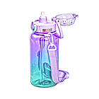 Пляшка для води 1 л пляшечка з мундштуком бузкова HP-14-31V, фото 2