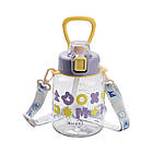 Пляшка для води Gucgres дитяча 650 мл на ремінці фіолетова HP-14-43V, фото 2