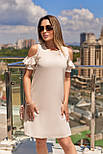 Літнє жіноче плаття з вирізами на рукавах "Rossa" Норма та батал, фото 7