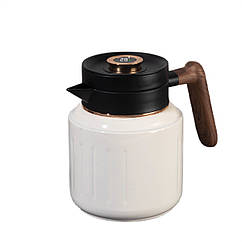 Чайник термос з індикатором температури та заварником 1 л білий HP-14-51W