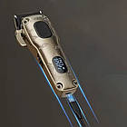 Акумуляторна машинка для стрижки 2600 мАг + 8 насадок, VGR V-027 / Чоловічий тример для стрижки, фото 4