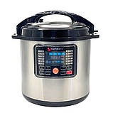 Мультиварка скороварка Hoffmans HM-721 з дисплеєм на 14 програм електрична 14л для дому 2400 Вт, фото 7