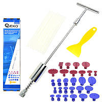 Інструменти для рихтування кузова автомобіля Geko (Польща), Витягування вм'ятин клейовим пістолетом, MNA