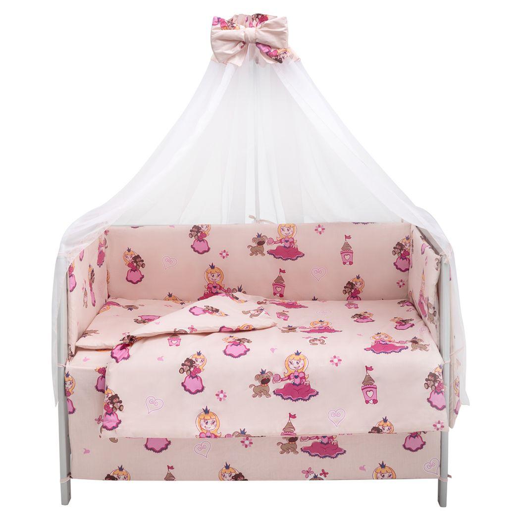 Детская постель Babyroom Gold RG-08 бежевый (принцесса с собачкой)