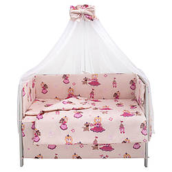 Дитяча постіль Babyroom Gold RG-08 бежевий (принцеса з собачкою)