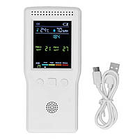 Багатофункціональний 9 в 1 детектор якості повітря CO2,CO,AQI ,формальдегідів,TVOC,HCHO,пилу PM10, PM2,5