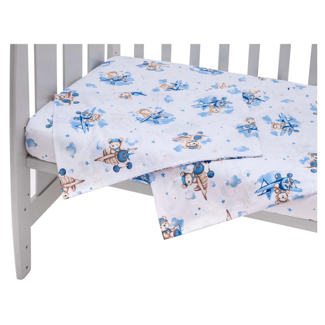 Сменный комплект Babyroom Gold RG-08 белый (мишки на самолете)