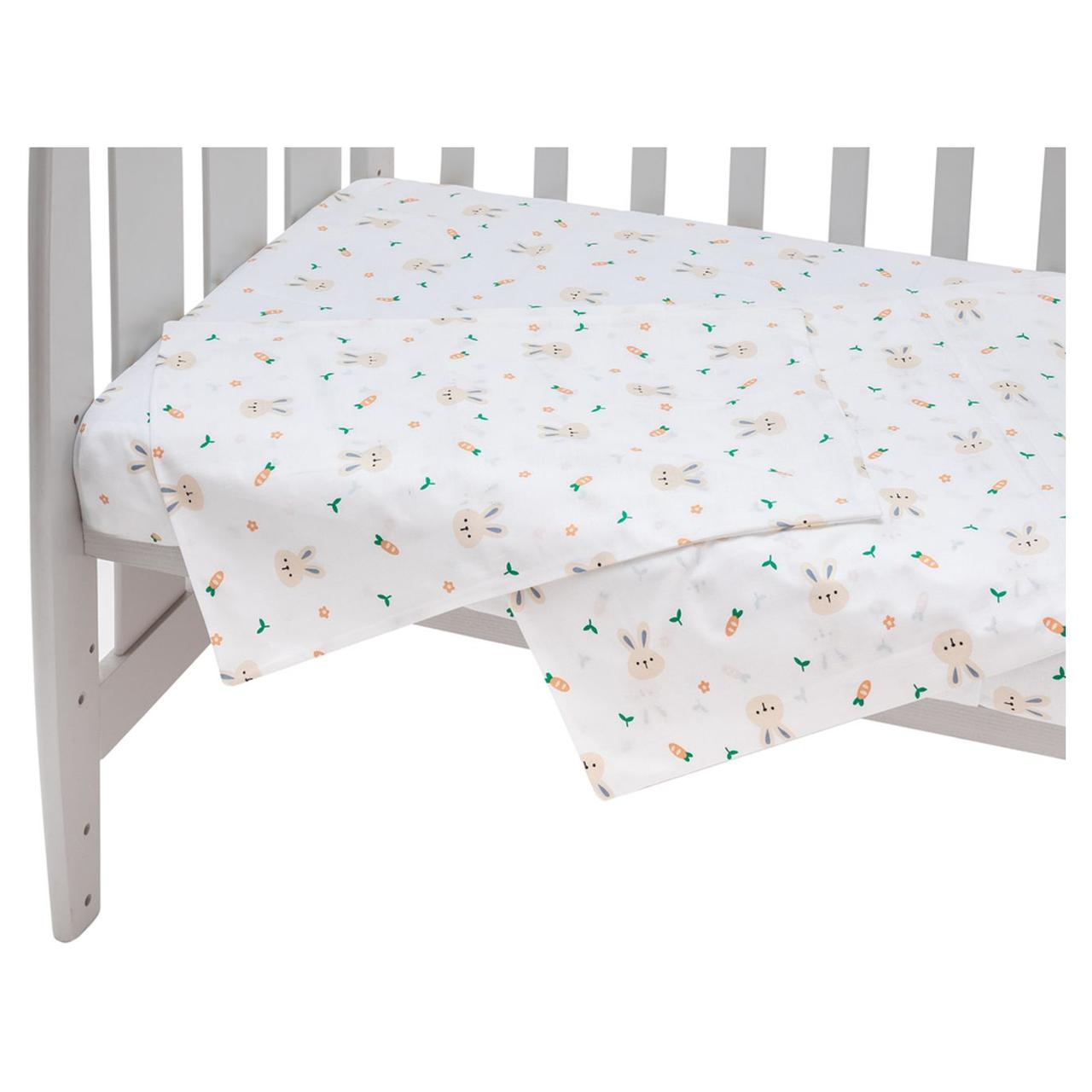 Сменный комплект Babyroom Gold RG-08 белый (кролики с морковкой)