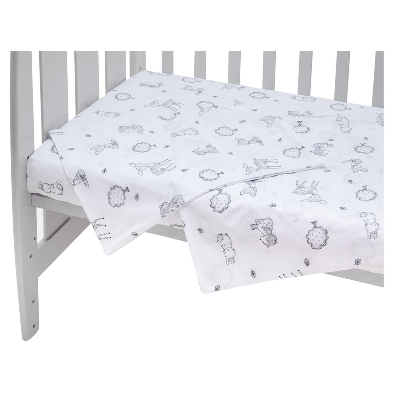 Сменный комплект Babyroom Gold RG-08 белый (лисичка, мишка, зайчик, олень)