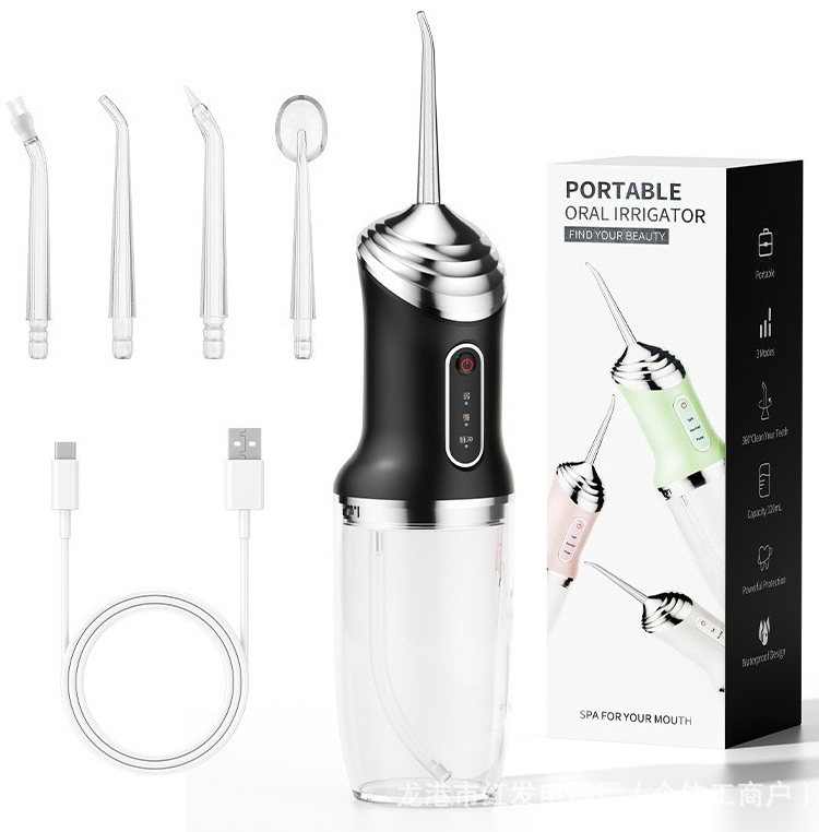 Портативний іригатор для чищення зубів з USB A12, фото 1