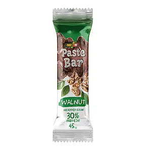 Протеїновий батончик POWER PRO Paste Bar 30% , ВОЛОСЬКИЙ ГОРІХ 45г, фото 1