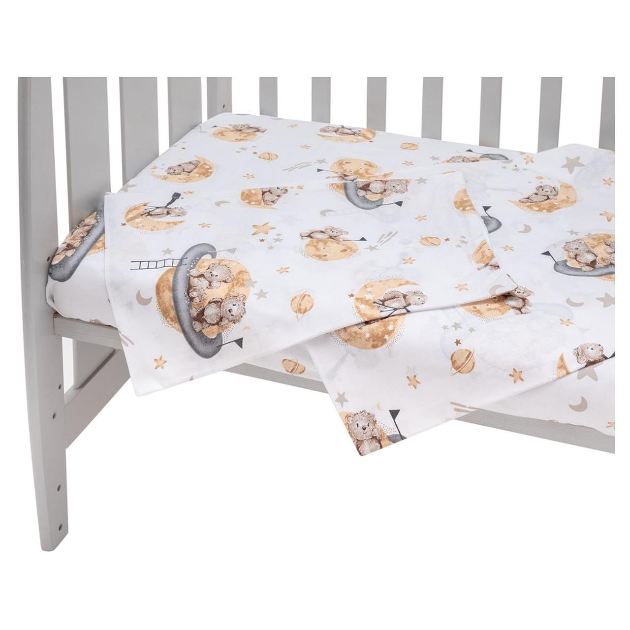 Сменный комплект Babyroom Gold RG-08 белый (мишки на луне)