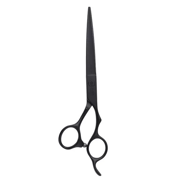 Ножиці для стрижки Olivia Garden SilkCut Pro Matt Black 6,50" + чорний футляр на блискавці (SH-SP1PC-MBR65-BOX), фото 1