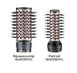 Фен-щітка для волосся VGR V-498 2 рівні обдування 2 рівні температур 1200W (2 насадки), фото 5