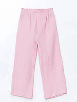 Літні штани кльош палаццо рожеві для дівчинки на гумці WAIKIKI розмір 146