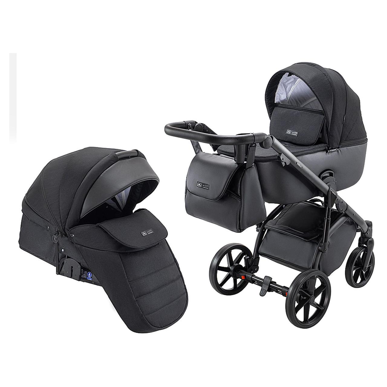 Коляска 2 в 1 Adamex Nola Natura 11 carbon