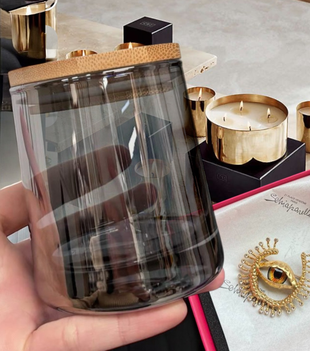 Баночка 250 мл + бамбукова кришка, комплект, тара.