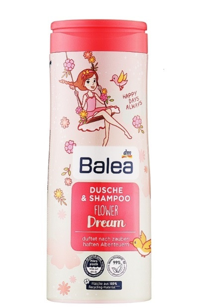 Дитячий шампунь-гель для душу Balea Flower Dream 2in1 300 мл, фото 1