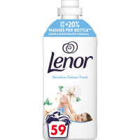Кондиціонер для білизни Lenor Для чутливої шкіри Свіжість бавовни 1.239 л (8700216724470), фото 1