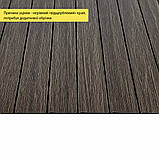 УЦІНКА. Покриття вінілове самоклеюче 3D рейки димчастий каштан 600*600*2,8мм (D) SW-00002962, фото 2