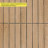 УЦІНКА. Покриття вінілове самоклеюче 3D рейки світлий мигдаль 600*600*2,8мм (D) SW-00002964, фото 4