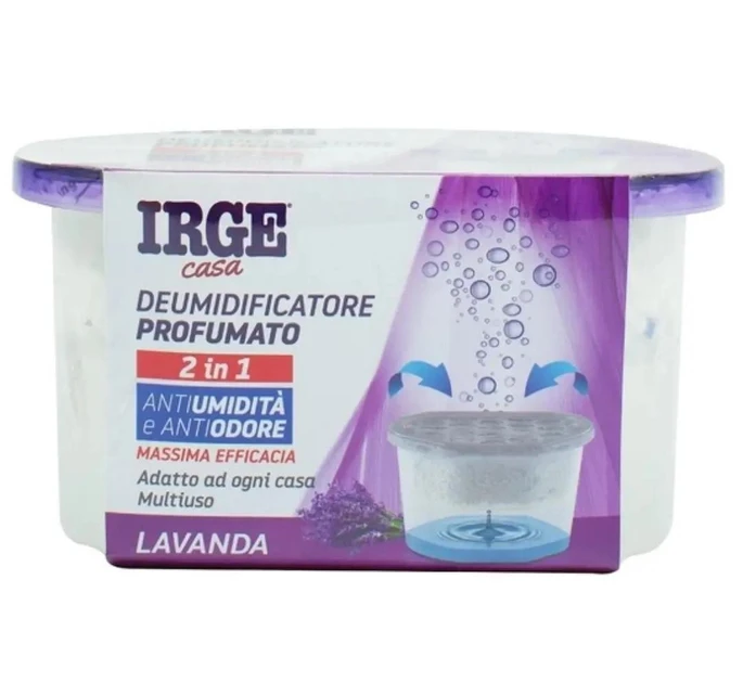 Поглотитель запаха и влаги Irge casa Deumidificatore Profumato 2 in 1 Lavanda 400 мл