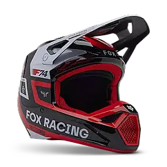 Шолом Fox V1 Race Spec Flo Red, червоно-чорний, XS