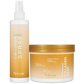 Набір для відновлення волосся Top Beauty Professional Collagen (маска 500 мл+спрей 250 мл)