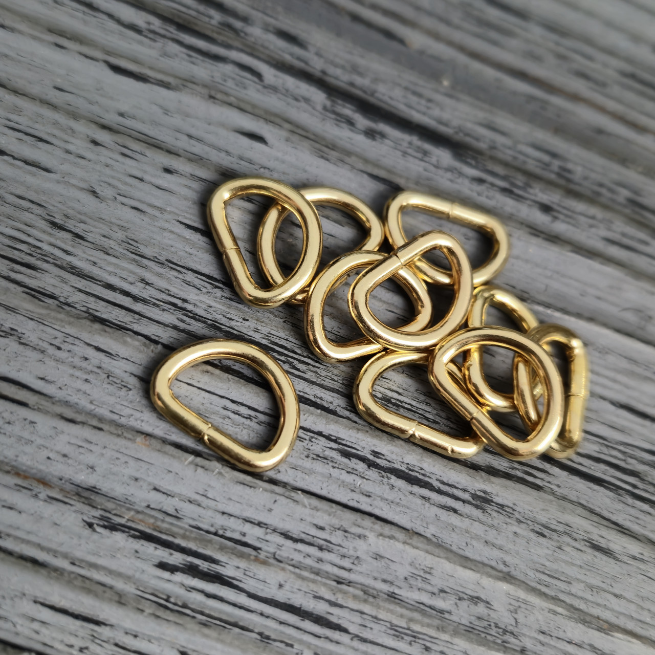 Напівкільце 10х6х1.5 мм Золото (100 шт), фото 1