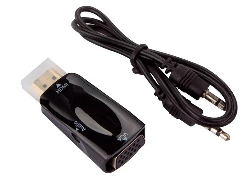 Перехідник HDMI to VGA + аудіо mini