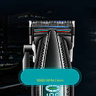 Бездротова машинка для стрижки 2500мАг + 6 насадок, VGR V-270 / Акумуляторний тример для стрижки волосся, фото 5