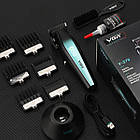 Бездротова машинка для стрижки 2500мАг + 6 насадок, VGR V-270 / Акумуляторний тример для стрижки волосся, фото 2