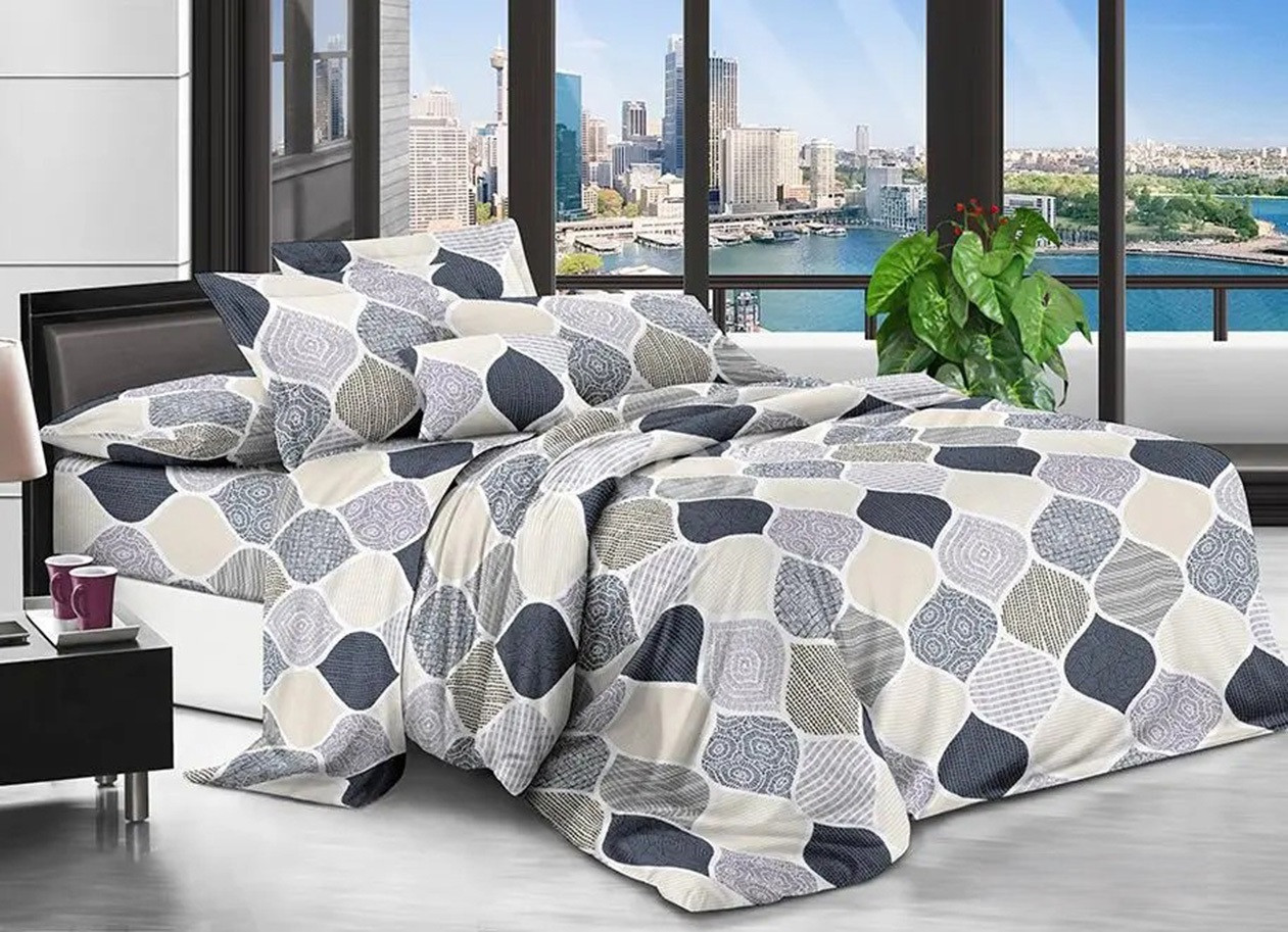 Постільна білизна Sofia полікоттон - СПК-245 двоспальна, фото 1