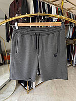 Чоловічі трикотажні шорти карго GLV 1540 (батал) 3-7XL сірі 6XL