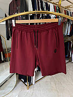 Чоловічі трикотажні шорти карго GLV 1540 (батал) 3-7XL бордо 6XL