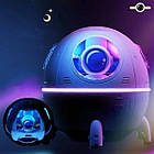 Зволожувач повітря Астронавт із ракетою 220 мл портативний нічник з підсвіткою Humdfier With Astronaut, фото 4