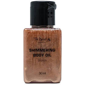Олія для тіла мерехтлива з ковпачком Top Beauty Bronze 30 мл