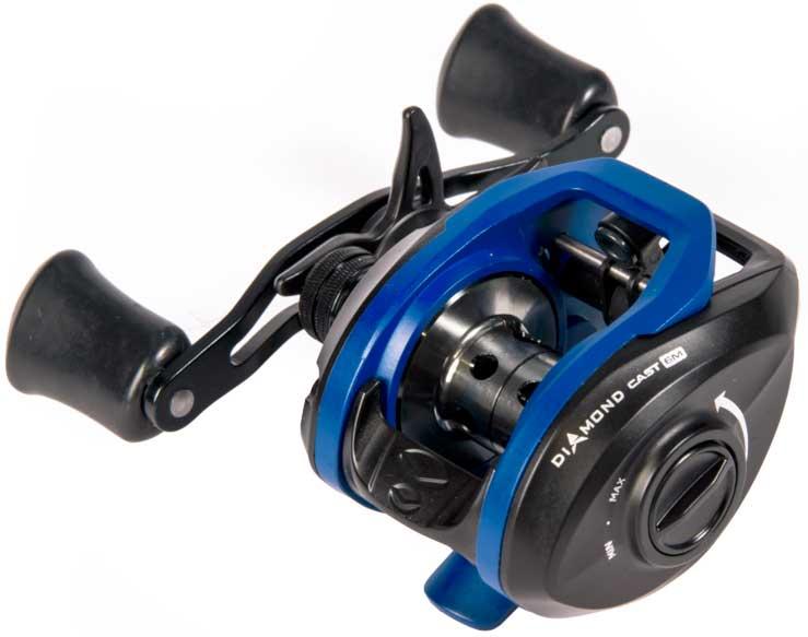 Котушка мультиплікаторна "мильниця"  Salmo Diamond CAST 6 M (197g/ 6,2:1/ 5+1), під ліву руку, фото 1