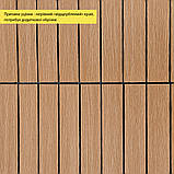 УЦІНКА. Покриття вінілове самоклеюче 3D рейки 600х600х2,8мм Теплий бурштин SW-00002965, фото 4