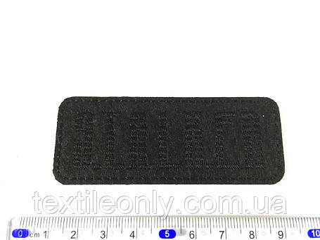 Нашивка планка Stalker колір чорний 33х84 мм, фото 1