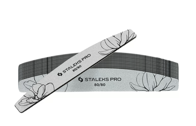 Пилка півмісяць мінеральна EXPERT 40 80/80 грит STALEKS PRO 16,2 см, фото 1