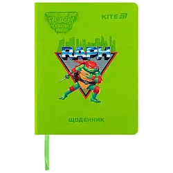 Щоденник шкільний Kite Ninja Turtles NT25-264, тверда обкладинка, PU