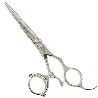 Прямі ножиці для стрижки Olivia Garden Swivel Cut розмір 5,75 (SH-SW1PC-CR575-BLP), фото 2