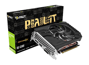 Відеокарта GeForce GTX 1660 Ti 6GB Palit StormX (NE6166T018J9-161F) Б/В