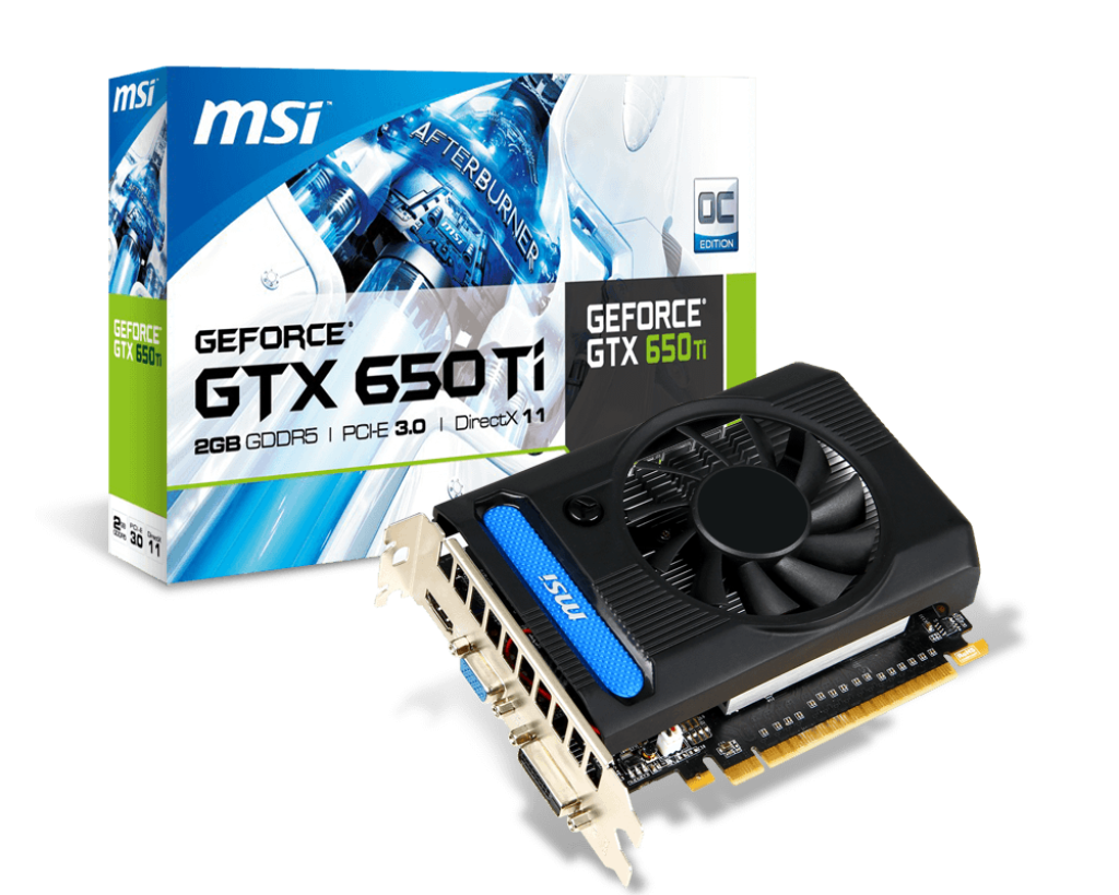 Відеокарта GeForce GTX 650 Ti 2GB MSI OC (N650Ti-2GD5/OC) Б/В