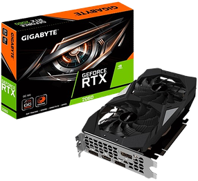 Відеокарта GeForce RTX 2060 6GB Gigabyte D6 OC (GV-N2060OC-6GD) Б/В